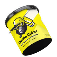 Pintura Plástica Mate Lavable Edición Oro Gorilla Colors. Protección Duradera para tus Paredes