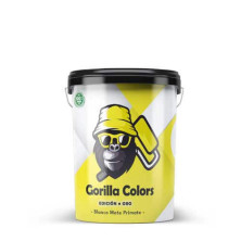 Pintura Plástica Mate Lavable Edición Oro Gorilla Colors. Protección Duradera para tus Paredes