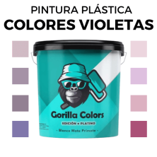 Pintura Plastica en Colores Violeta