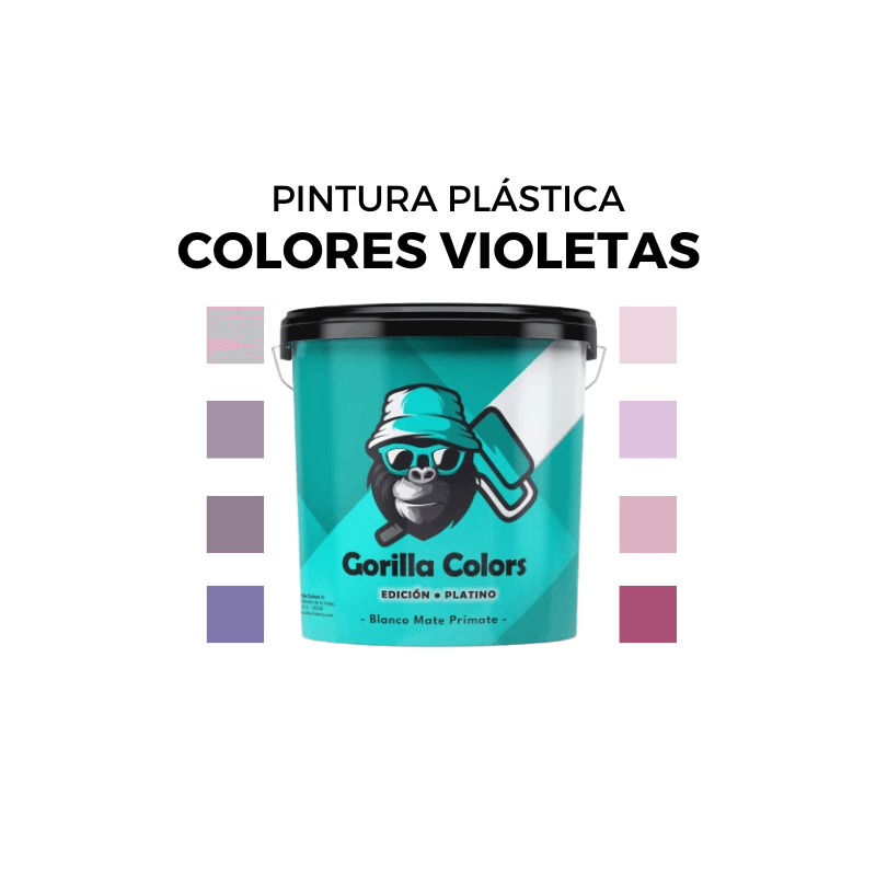 Pintura Plastica en Colores Violeta