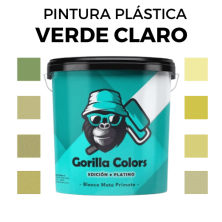 Pintura Plastica en Colores Verde Claro