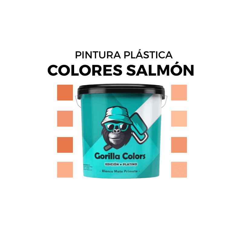 Pintura Plastica en Colores Salmon