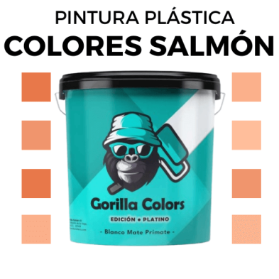 Pintura Plastica en Colores Salmon
