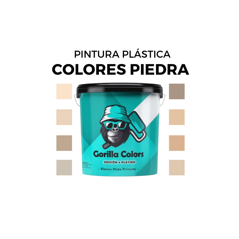 Pintura Plastica en Colores Piedra