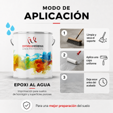 Imprimación epoxi al agua