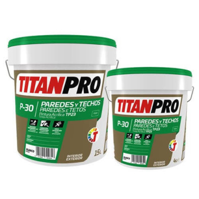 Titan Pro P30 Plastico Mate Blanco