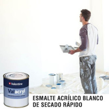 Valacryl Mate Blanco - Esmalte al agua