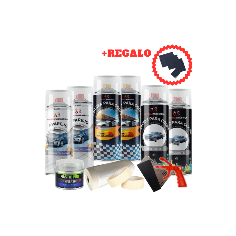 Kit Perfecto para Pintar Coche con Spray