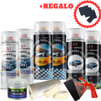 Kit Perfecto para Pintar Coche con Spray