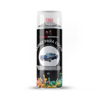 Spray Barniz Acabado Brillante para Coche Mirobriga 【OFERTA】