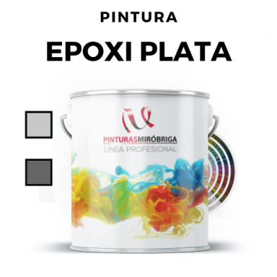 Pintura Epoxi para Suelos color Plata