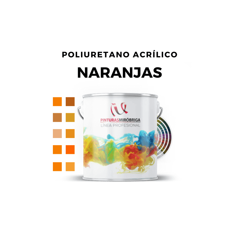 Pintura Poliuretano Acrilico Naranjas