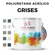 Pintura Poliuretano Acrilico Gris