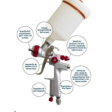 Pistola aerográfica de gravedad ACOE WF 1000-G