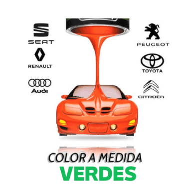 Pintura para Coche en colores Verde