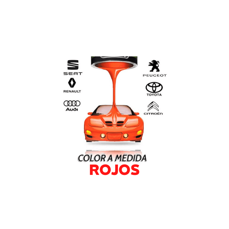 Pintura para Coche en colores Rojos