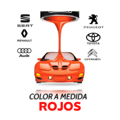 Pintura para Coche en colores Rojos