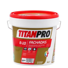 Titan Pro R10 Revestimiento Acrilico Liso Blanco