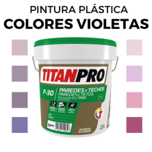 Pintura Plastica en Colores Violeta