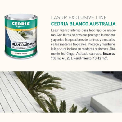 Lasur Blanco Australia Cedria