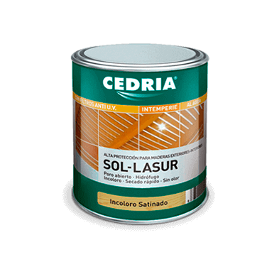 Sol Lasur Incoloro Cedria